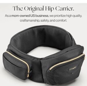 Black TushBaby Hip Carrier